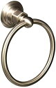 【中古】【輸入品・未使用】(Satin Nickel) - Rohl ROT4STN Country Bath Towel Ring in Satin Nickel