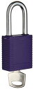 【中古】【輸入品 未使用】Brady Plastic Lockout/Tagout Padlock カンマ Keyed Different カンマ 1-3/4 Body Length カンマ 1-1/2 Shackle Clearance カンマ Purple (Pack of 6) b