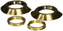 【中古】【輸入品・未使用】Delta RP61282CZ アディソン ハンドルベース、ナットとガスケット、シャンパンブロンズ(3)