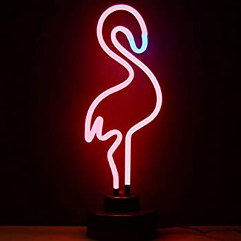 【中古】【輸入品・未使用】Neonetics Business Signs Flamingo Neon Sign Sculpture%カンマ% Pink