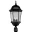 šۡ͢ʡ̤ѡLivex Lighting 7568-04 Hamilton 3 Light Black Cast Aluminum Outdoor Post Head Lantern with Clear Beveled Glass by Livex Lighting [¹