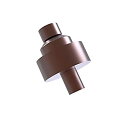 【中古】【輸入品・未使用】1-1/2 Inch Cabinet Knob - 103-CA(3)