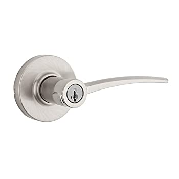 šۡ͢ʡ̤ѡKwikset Katara Entry Lever featuring SmartKey in Satin Nickel by Kwikset