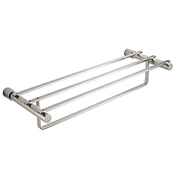 【中古】【輸入品・未使用】(brushednickel) - Fresca Magnifico Towel Rack