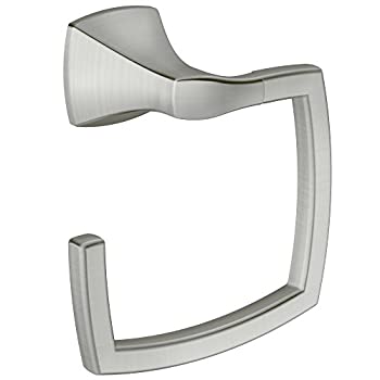 yÁzyAiEgpzMoen YB5186BN Voss Bathroom Towel Ring%J}% Brushed Nickel 141msAn