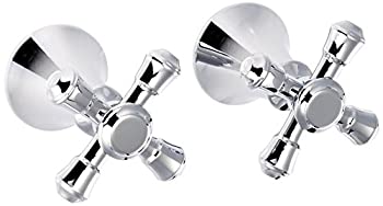 【中古】【輸入品・未使用】【並行輸入品】Delta Faucet H695PN Cassidy Two Cross Bath Roman Tub Handle Kit Polished Nickel 1