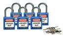 【中古】【輸入品・未使用】Brady 118929 Blue%カンマ% Brady Compact Safety Lock - Keyed Different (6 Locks) by Brady