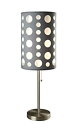 【中古】【輸入品・未使用】Ore International 9300T-GY-WH Modern Retro Table Lamp%カンマ% 33-Inch%カンマ% Grey/White by ORE