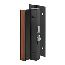 【中古】【輸入品・未使用】Prime-Line C 1003 High Pro Sliding Door Handle Set%カンマ% Black Aluminium
