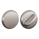 【中古】【輸入品・未使用】Schlage B81-626 サテンクローム ドアボルト 外装プレート付き(3)