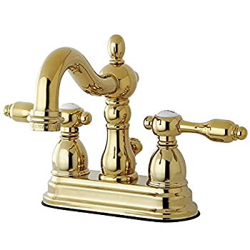 【中古】【輸入品・未使用】Kingston Brass KB1602TAL Kingston Brass Tudor 4 in. Center Lavatory Faucet With Retail Pop-Up [並行輸入品]