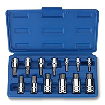 【中古】【輸入品 未使用】13 Pc Ribe BIT Drive Driver Set for Socket Tool Set Kit M4 to M16 Polydrive Poly by Blue monkey shop