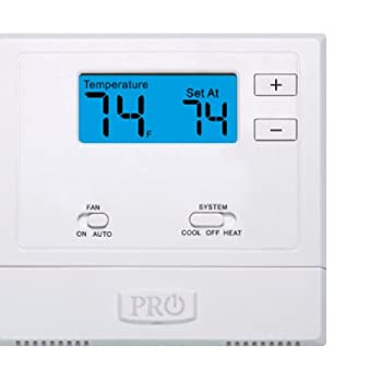【中古】【輸入品・未使用】PRO1 IAQ T601-2 Single-Stage 1 Hot/1 Cold Non-Programmable Thermostat ..