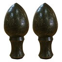 yÁzyAiEgpzRoyal Designs Egg Lamp Finial%J}% Antique Brass%J}% Set of 2 (F-102AB-2) by %_uNH[e%Royal Designs%J}% Inc%_uNH[e%