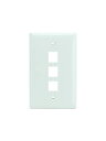 【中古】【輸入品 未使用】On-Q/Legrand WP3403WH10 3 Port Contractor Single Gang Wall Plate (Pack of 10) カンマ White by Legrand-On-Q