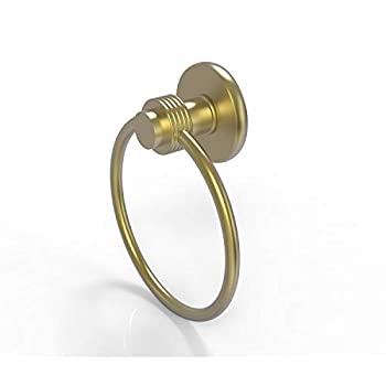 【中古】【輸入品・未使用】Allied Brass 916G-SBR Mercury Collection Groovy Accent Towel Ring%カンマ% Satin Brass