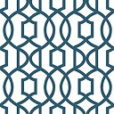 【中古】【輸入品・未使用】Wall Pops NU1648 Grand Trellis Peel and Stick Wallpaper%カンマ% Navy by NuWallpaper