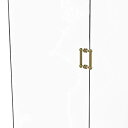 yÁzyAiEgpzContemporary 6 Inch Back to Back Shower Door Pull with Twisted Accent - 404T-6BB-SBR