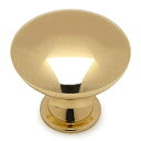 【中古】【輸入品・未使用】Cosmas 5305pb Polished Brass従来ラウンドソリッドキャビネットハードウェアノブ???1???1?/ 4?