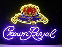 【中古】【輸入品 未使用】LDGJ Crown Royal Real Glass Neon Light Sign Home Beer Bar Pub Recreation Room Game Lights Windows Garage Wall Signs 並行輸入品