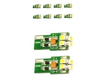 【中古】【輸入品・未使用】Anyray 10-Pack LED Replacements for Malibu Landscape Lighting 6 SMD SMT 194 T10 Wedge Base 12V AC DC Cool White [並行輸入品]