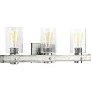 【中古】【輸入品・未使用】Progress Lighting p300125???141ガリバーthree-light Bath %カンマ%グレー(3)