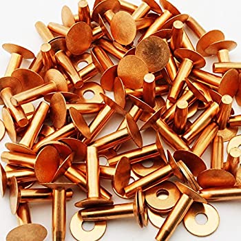 【中古】【輸入品・未使用】C.S. Osborne Copper Rivets #1700 サイズ12 1ポンドボックス 約186個