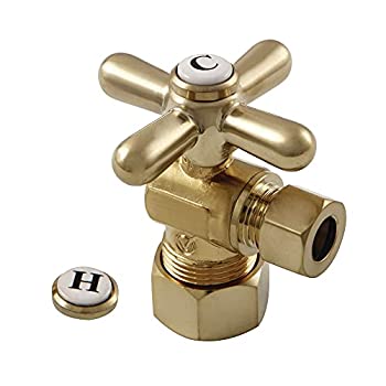 【中古】【輸入品・未使用】Kingston Brass CC53307X ヴィンテージ 5/8インチ X 3/8インチ OD コンプアングルストップ ハンドル付き つや消し真鍮 【中古】【輸入品・未使用】Kingston Brass CC53307X ヴィンテージ 5/8インチ X 3/8インチ OD コンプアングルストップ ハンドル付き つや消し真鍮