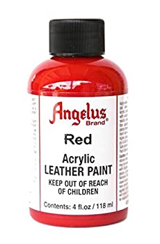 【中古】【輸入品 未使用】Angelus アンジェラス レッド 赤 4oz アクリル レザー ペイント Acrylic Leather Paint 並行輸入品 red 4