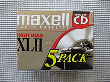 【中古】【輸入品・未使用】Maxell 139858?60分High Bias標準カセットオーディオテープ???5パック