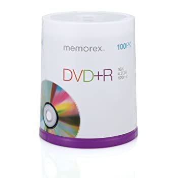 【中古】【輸入品・未使用】メモレックス・テレックス 4.7GB 16倍速対応 録画用DVD+Rディスク(100枚入) 並行輸入品
