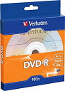 【中古】【輸入品・未使用】(r) 97957 4.7gb 120分 16x Dvd-Rs、10パック5.80インチ。 x 4.80インチ。 x 0.70インチ。