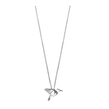 【中古】【輸入品・未使用】Boma Jewelry スターリングシルバー 折り紙 鳥ネックレス 16インチ