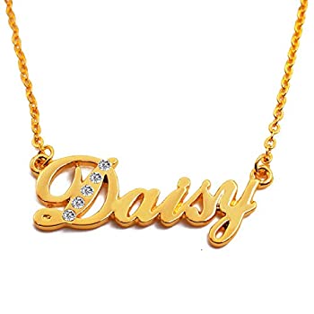 【中古】【輸入品・未使用】名前ネックレス%ダブルクォーテ% Daisy%ダブルクォーテ% 18?Kゴールドメッキ【メーカー名】Gifts International【メーカー型番】DAISY1【ブランド名】Zacria【商品説明】名前ネックレス%ダブルクォーテ% Daisy%ダブルクォーテ% 18?Kゴールドメッキ当店では初期不良に限り、商品到着から7日間は返品を 受付けております。こちらは海外販売用に買取り致しました未使用品です。買取り致しました為、中古扱いとしております。他モールとの併売品の為、完売の際はご連絡致しますのでご了承下さい。速やかにご返金させて頂きます。ご注文からお届けまで1、ご注文⇒ご注文は24時間受け付けております。2、注文確認⇒ご注文後、当店から注文確認メールを送信します。3、配送⇒当店海外倉庫から取り寄せの場合は10〜30日程度でのお届けとなります。国内到着後、発送の際に通知にてご連絡致します。国内倉庫からの場合は3〜7日でのお届けとなります。　※離島、北海道、九州、沖縄は遅れる場合がございます。予めご了承下さい。お電話でのお問合せは少人数で運営の為受け付けておりませんので、メールにてお問合せお願い致します。営業時間　月〜金　10:00〜17:00お客様都合によるご注文後のキャンセル・返品はお受けしておりませんのでご了承下さい。