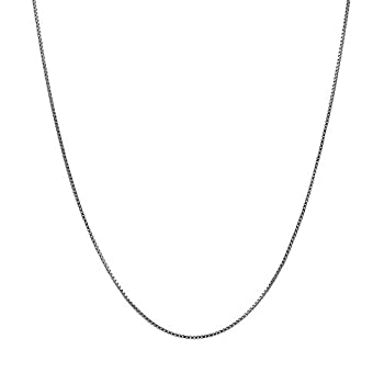 【中古】【輸入品・未使用】Honolulu Jewelry Company 14Kソリッドホワイトゴールドボックスチェーンネックレス