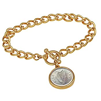 【中古】【輸入品・未使用】アイルランド三位コインゴールドトーントグルブレスレット 【中古】【輸入品・未使用】アイルランド三位コインゴールドトーントグルブレスレット