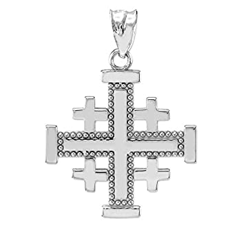 【中古】【輸入品・未使用】Masonic Jewelry (フリーメイソン) 925スターリングシルバー エルサレム クロスペンダント 【中古】【輸入品・未使用】Masonic Jewelry (フリーメイソン) 925スターリングシルバー エルサレム クロスペンダント