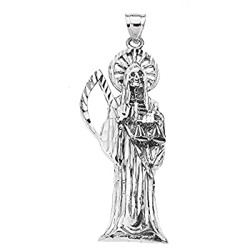 【中古】【輸入品・未使用】スケルトンジュエリー サンタ・ムエルテ (死神) スターリングシルバーペンダント 【中古】【輸入品・未使用】スケルトンジュエリー サンタ・ムエルテ (死神) スターリングシルバーペンダント