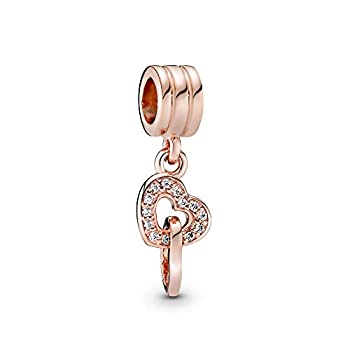 【中古】【輸入品・未使用】Pandora インターロッキング ハート ダングル ローズゴールド 781242CZ 【中古】【輸入品・未使用】Pandora インターロッキング ハート ダングル ローズゴールド 781242CZ