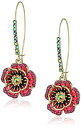 【中古】【輸入品・未使用】[ベッツィ・ジョンソン]Betsey Johnson%ダブルクォーテ%Garden of Excess%ダブルクォーテ% Rose Long Drop Earring ジュエリー[並行輸入品]