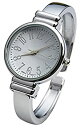 【中古】【輸入品・未使用】ローズマリー・コレクションレディースLarge Numeral Metal Cuff Watch シルバー(4)