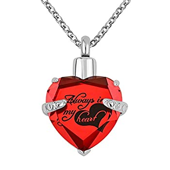 【中古】【輸入品・未使用】ShinyJewelry Always in My Heart 骨壺ネックレス 遺灰用 メモリアル記念品 火葬ペンダント