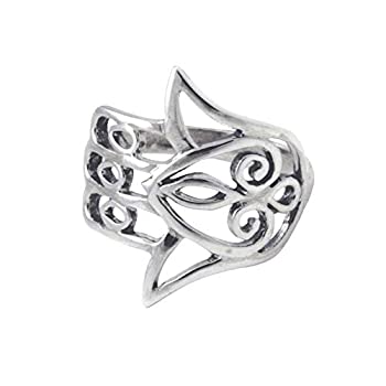 【中古】【輸入品・未使用】apop nyc フィリグリー スターリングシルバー ハムサハンドリング（サイズ5-9）