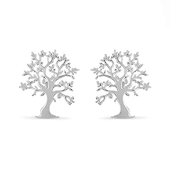 【中古】【輸入品・未使用】Boma Jewelry スターリングシルバー 生命の樹 ネイチャースタッドイヤリング