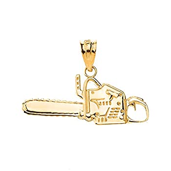 【中古】【輸入品・未使用】認定ゴールド高光沢チェーンソーチェーンソーペンダントチャームネックレス 【中古】【輸入品・未使用】認定ゴールド高光沢チェーンソーチェーンソーペンダントチャームネックレス