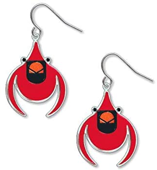 【中古】【輸入品・未使用】Charley Harper フライングカーディナルイヤリング 【中古】【輸入品・未使用】Charley Harper フライングカーディナルイヤリング