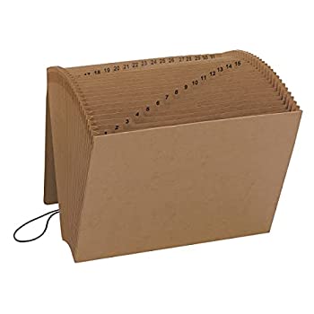 1-31 Indexed Expanding Files%カンマ% 31 Pockets%カンマ% Kraft%カンマ% Letter%カンマ% Brown (並行輸入品)