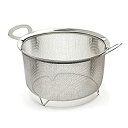 【中古】【輸入品・未使用】RSVP 広い リム 野菜 蒸し器 メッシュ バスケット ステンレス スチール ストレーナー