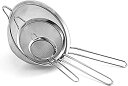 【中古】【輸入品・未使用】Cuisinart 細かいメッシュステンレススチールストレーナー 3個セット