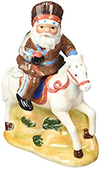 yÁzyAiEgpzCosmos Gifts 10630?Native American Santa on Horse Salt and Pepper SetA5???1?/ 8C`
